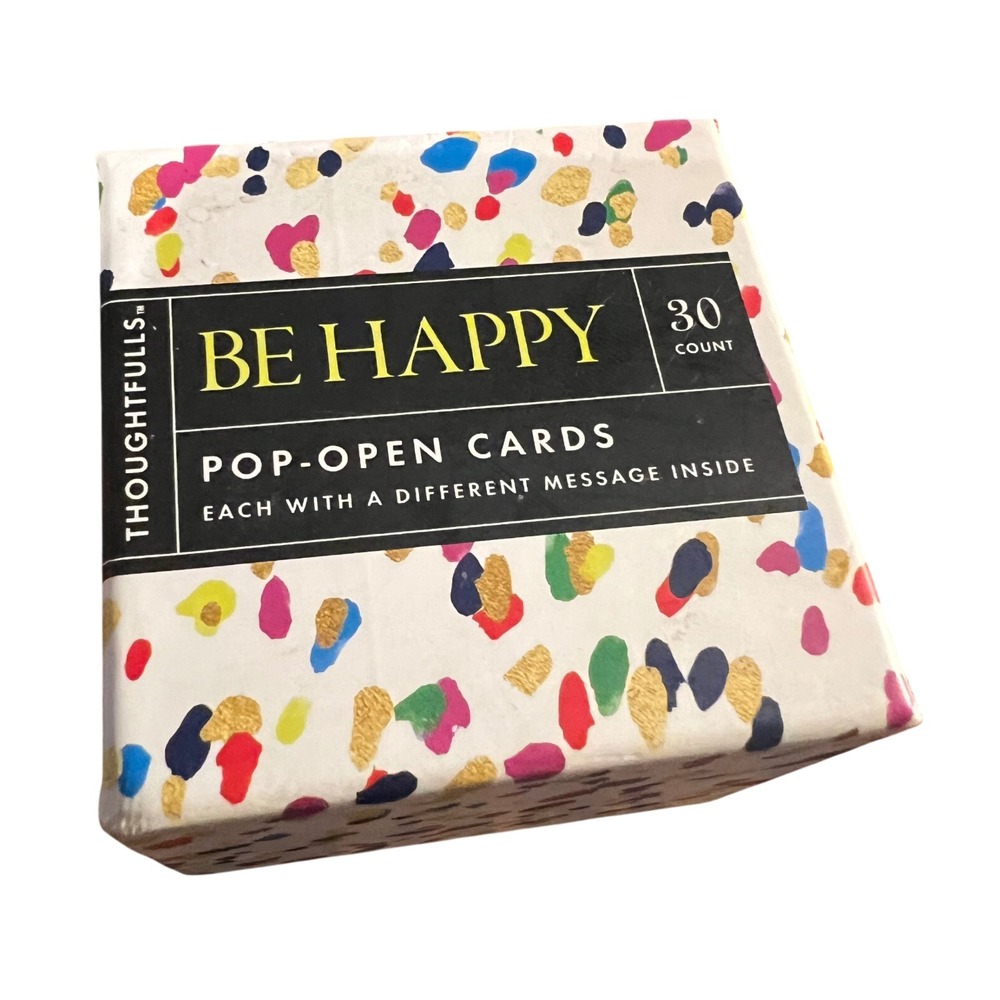 ThoughtFulls Be Happy Pop Open Cards 30 Count Compendium NEW Sealed